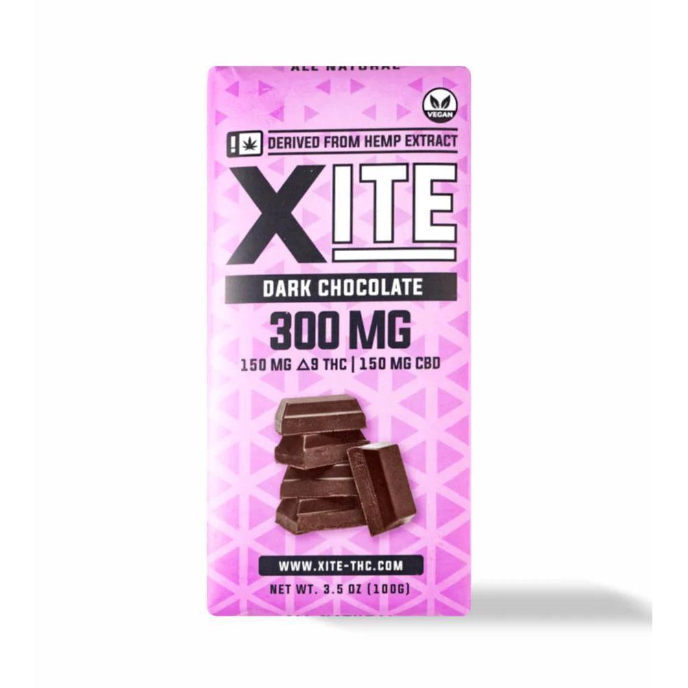 XITE LARGE DARK CHOCOLATE BAR  (150MG D9 THC 150MG CBD)